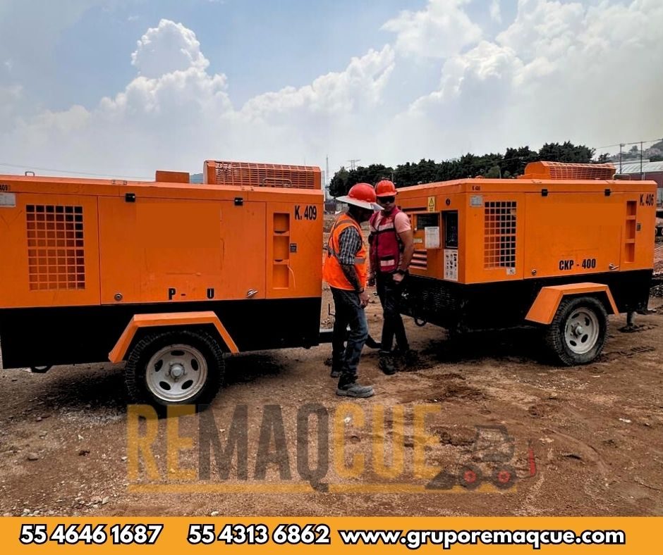 Renta de compresores de aire en CDMX — Grupo Remaqcue