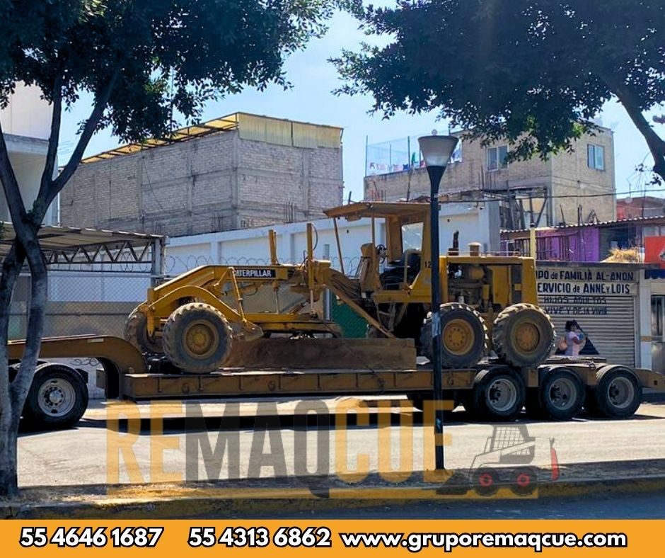 Renta de motoconformadora en CDMX — Grupo Remaqcue